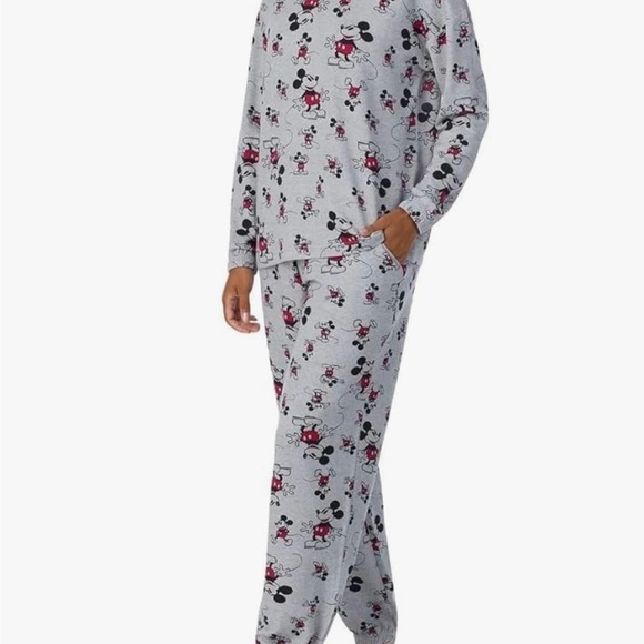 Disney Mickey Mouse Red and Gray women’s Pajama Set size L - Picture 8 of 8